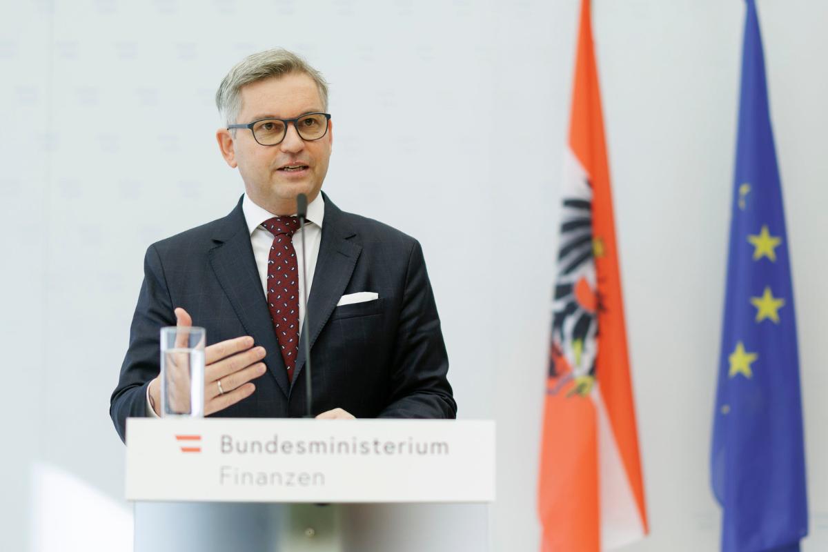 Finanzminister Magnus Brunner (�VP)